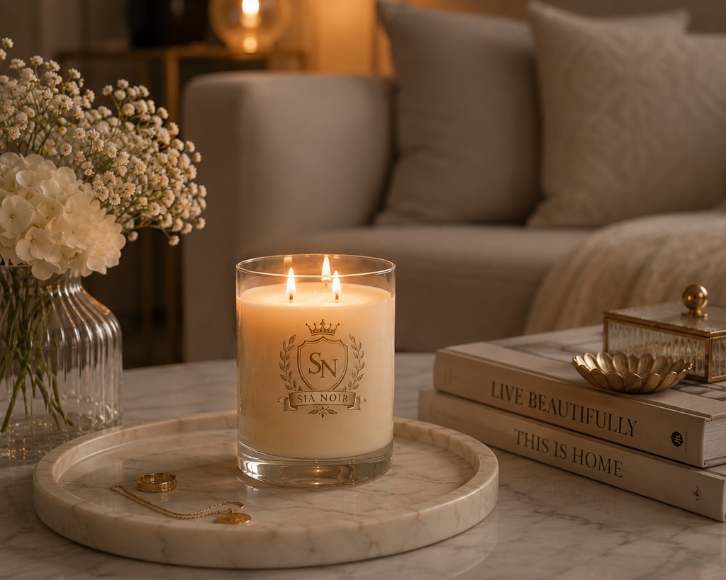Luxury SIA NOIR Scented Candle