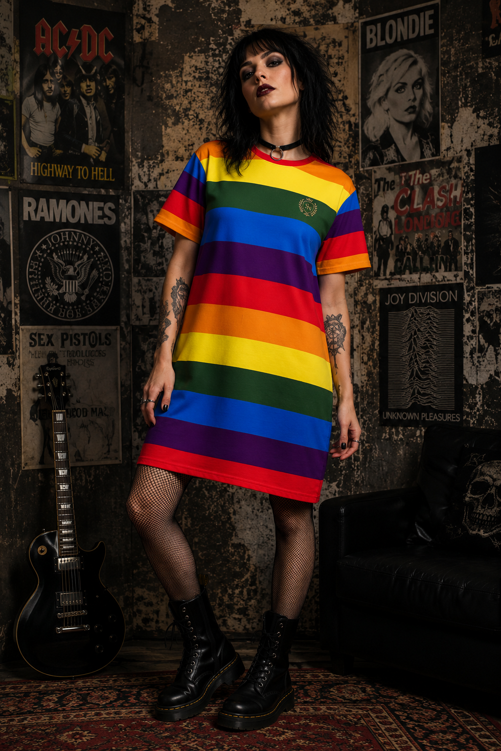 Pride cotton t-shirt dress
