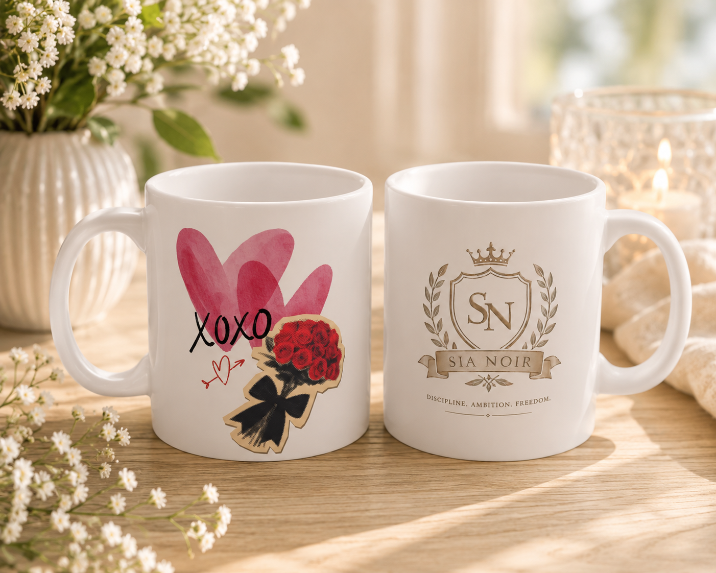 XOXO Roses muki