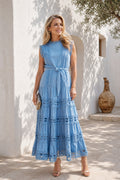 Dress blue SOFIA LACE