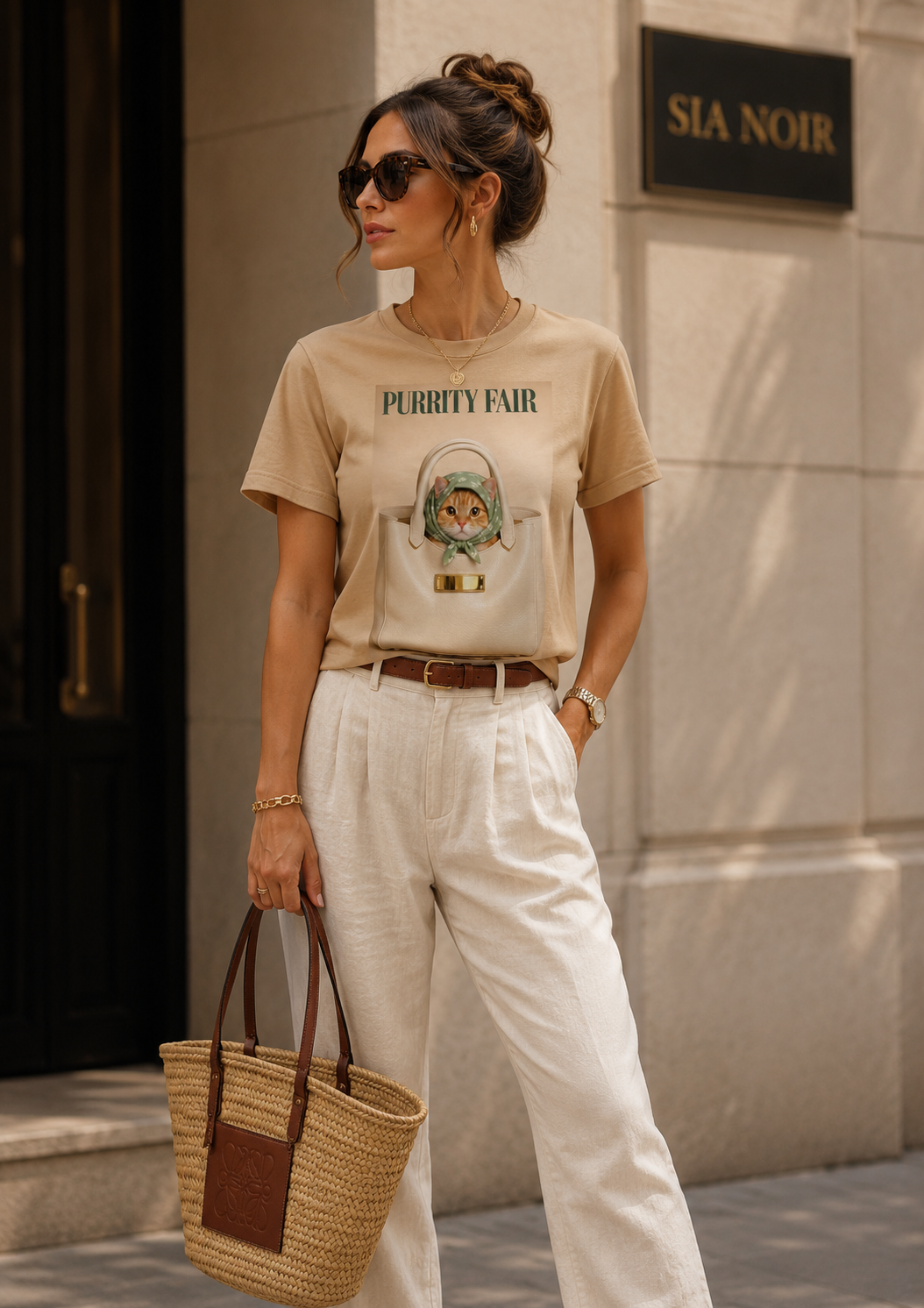 SIA NOIR Give Back Tee