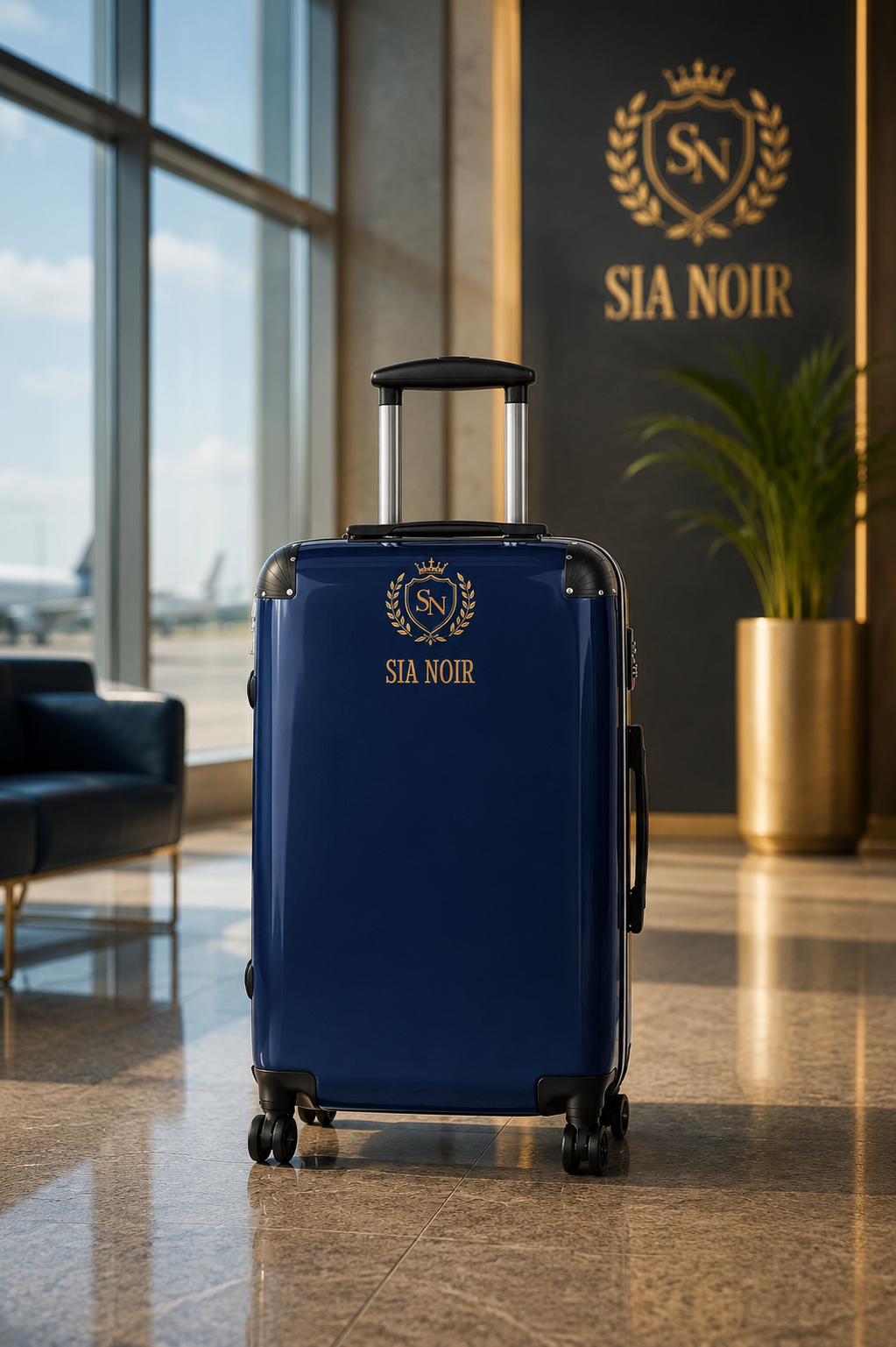 Hard-shell suitcase