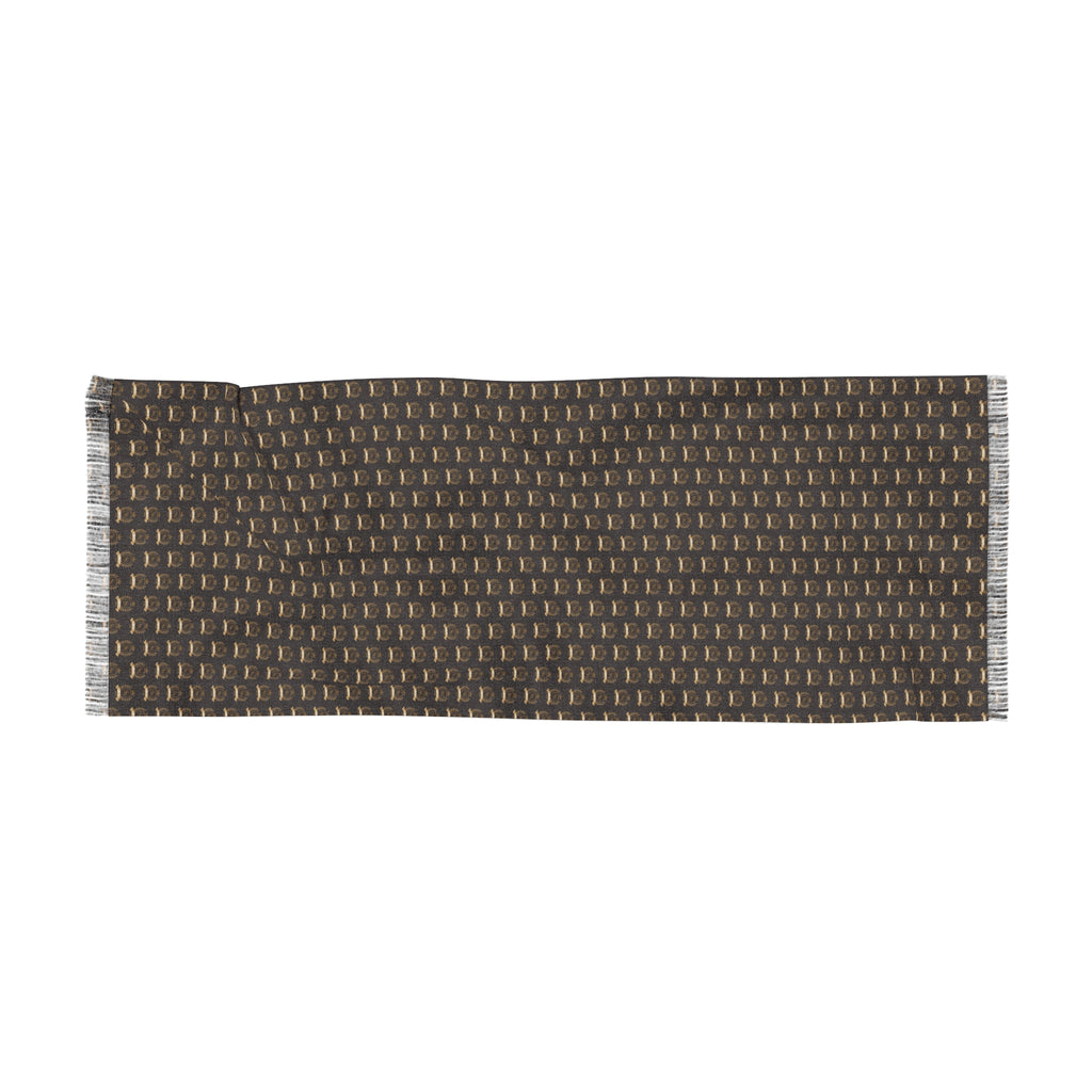 Lightweight Patterned Fringe Scarf