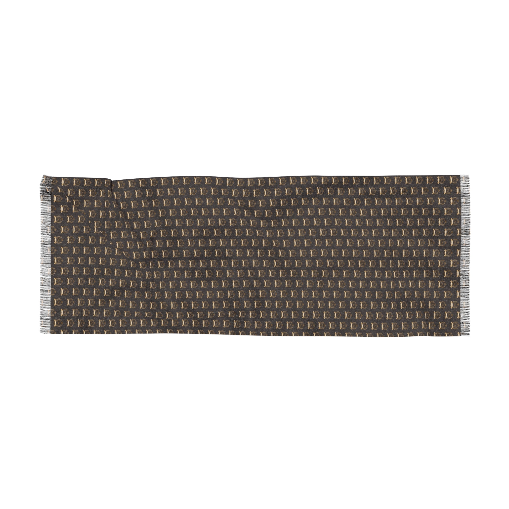 Lightweight Patterned Fringe Scarf