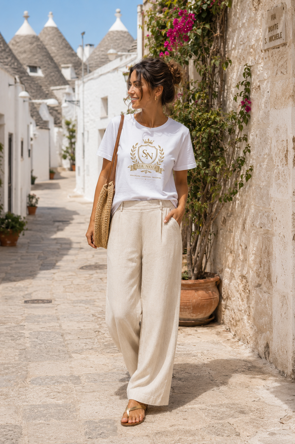 Melange Linen Willow Trousers