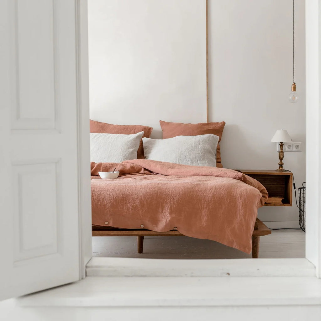 Cafe Creme Linen Duvet Cover Set