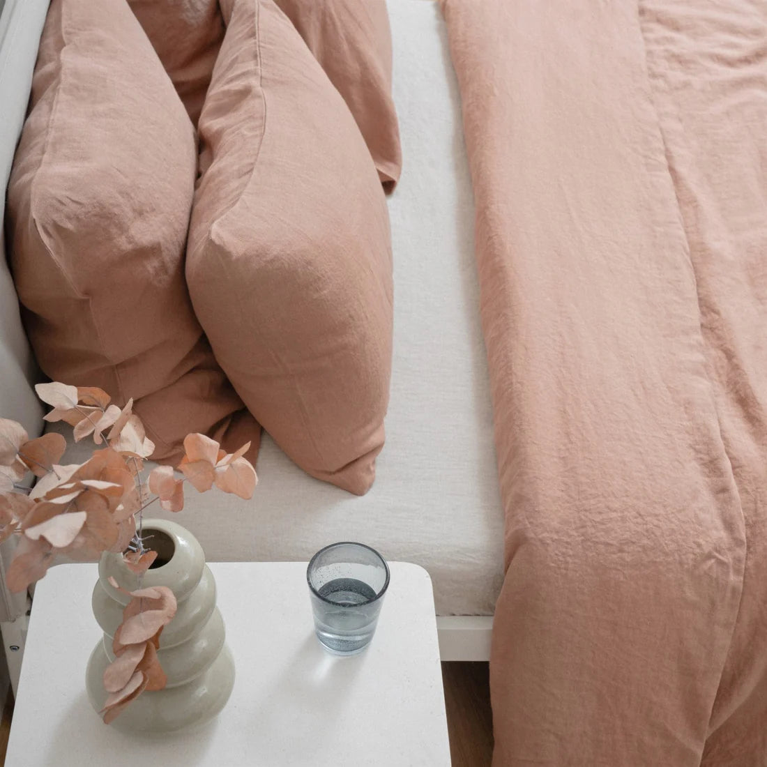 Cafe Creme Linen Duvet Cover Set