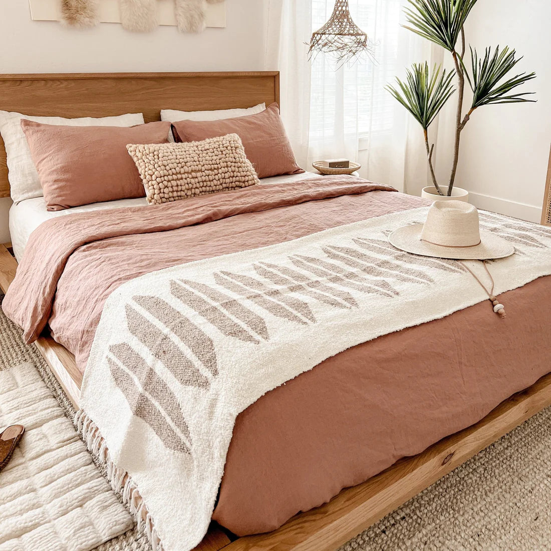 Cafe Creme Linen Duvet Cover Set