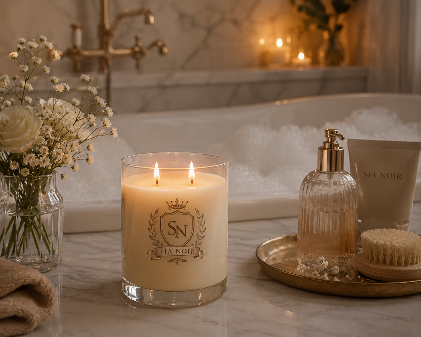 Luxury SIA NOIR Scented Candle