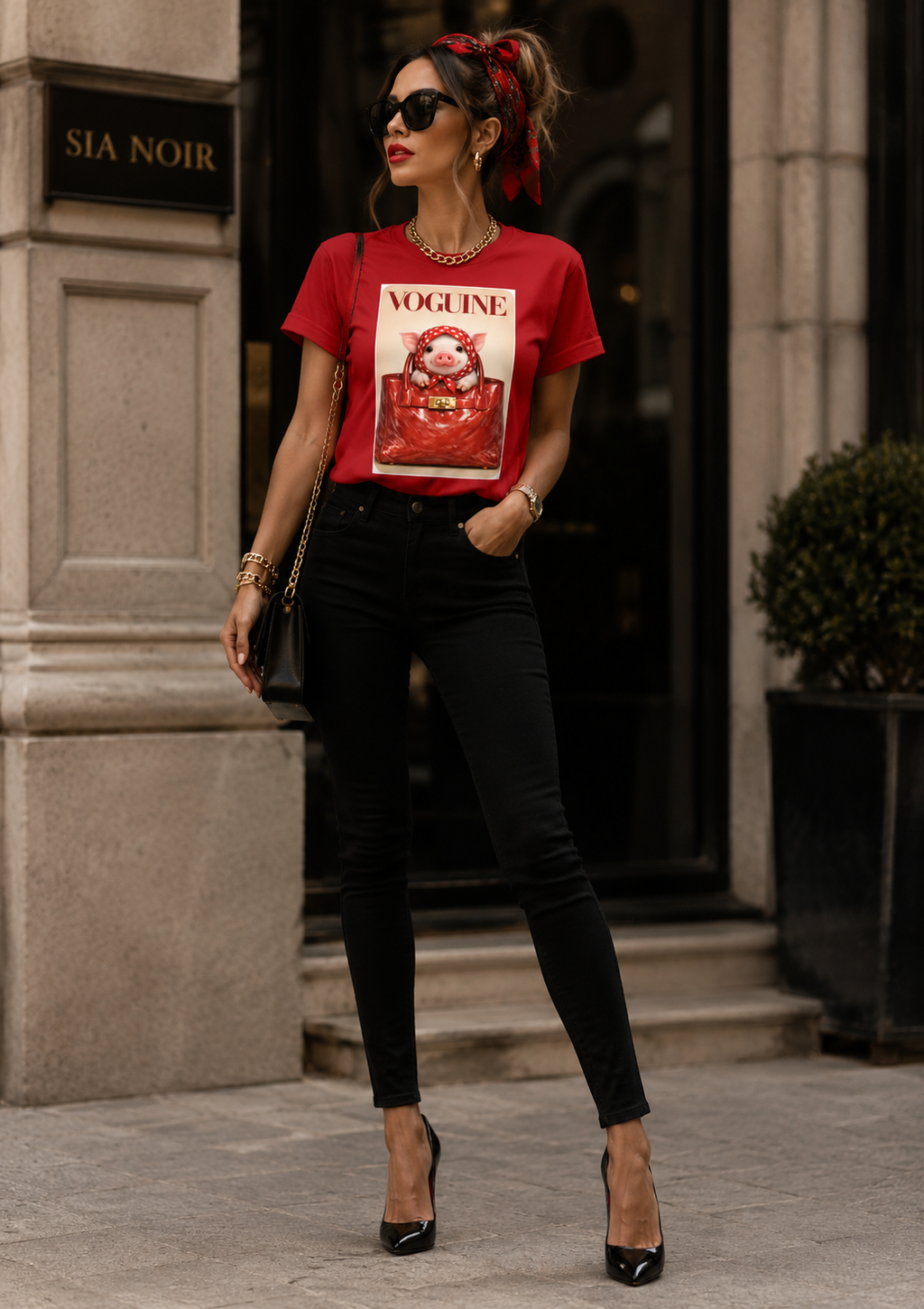 SIA NOIR Give Back Tee