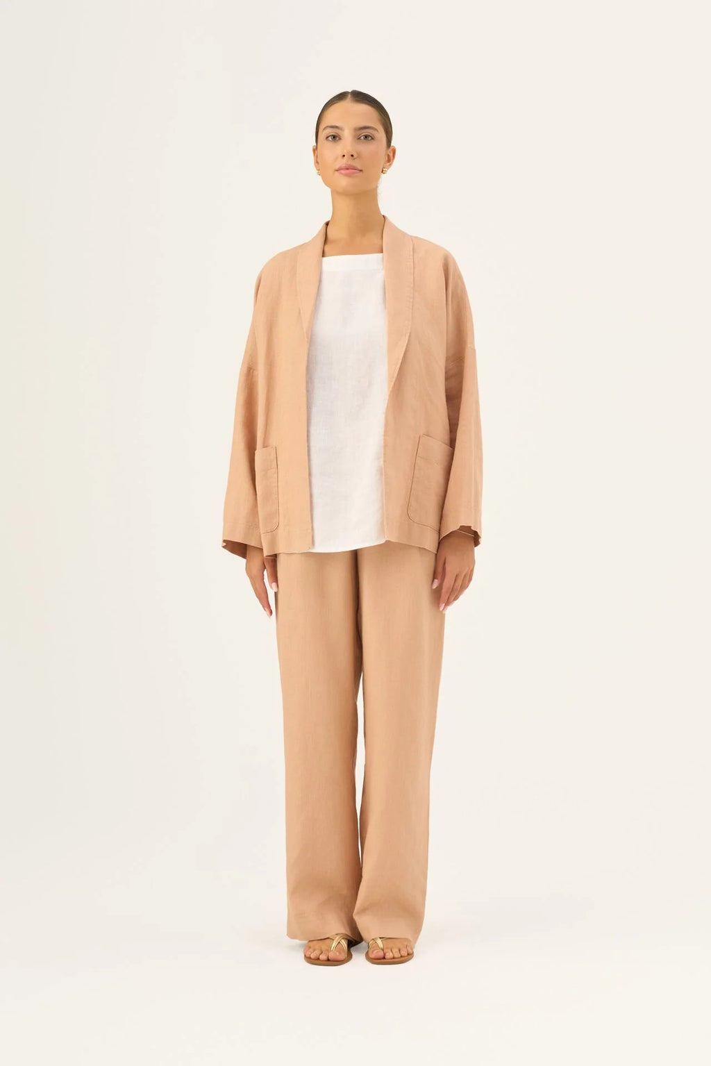 Maple Sugar Linen Willow Trousers