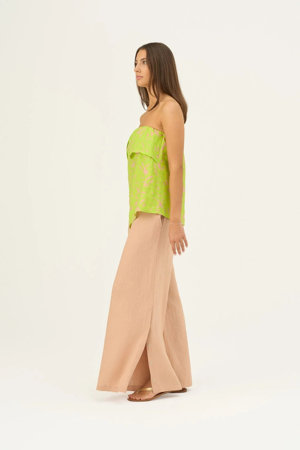 Maple Sugar Linen Zayn Trousers