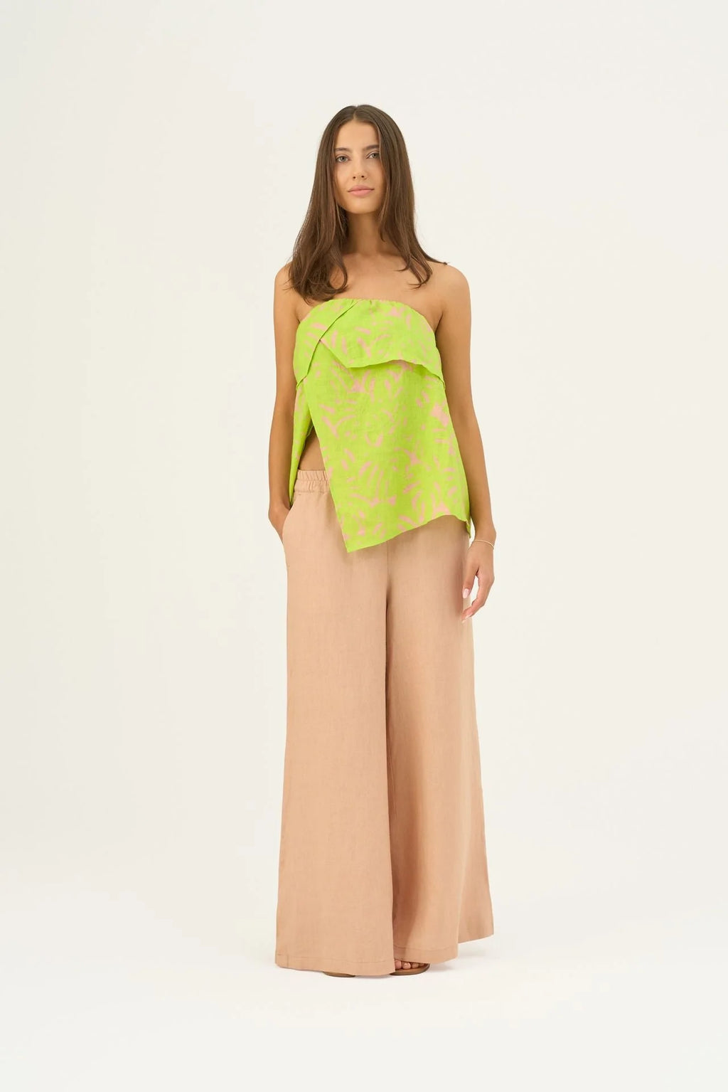 Maple Sugar Linen Zayn Trousers