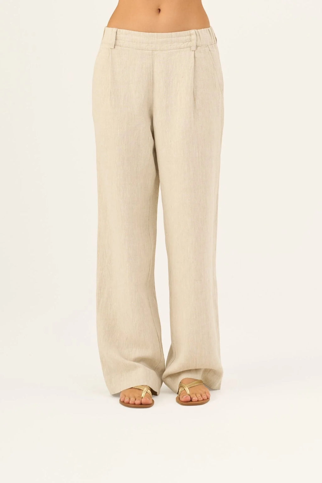 Melange Linen Willow Trousers