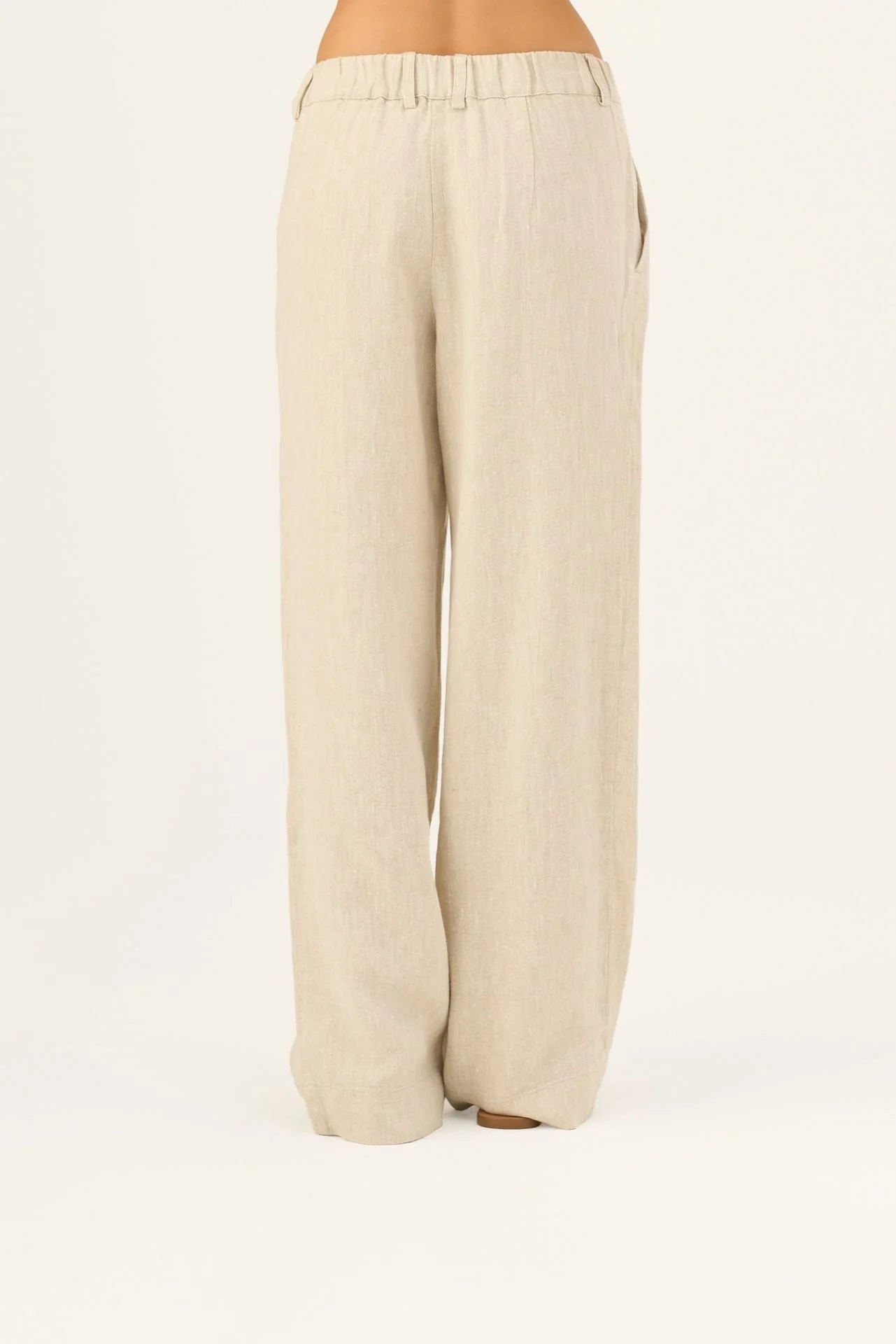 Melange Linen Willow Trousers