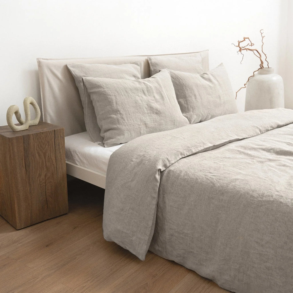 Natural Linen Duvet Cover Set