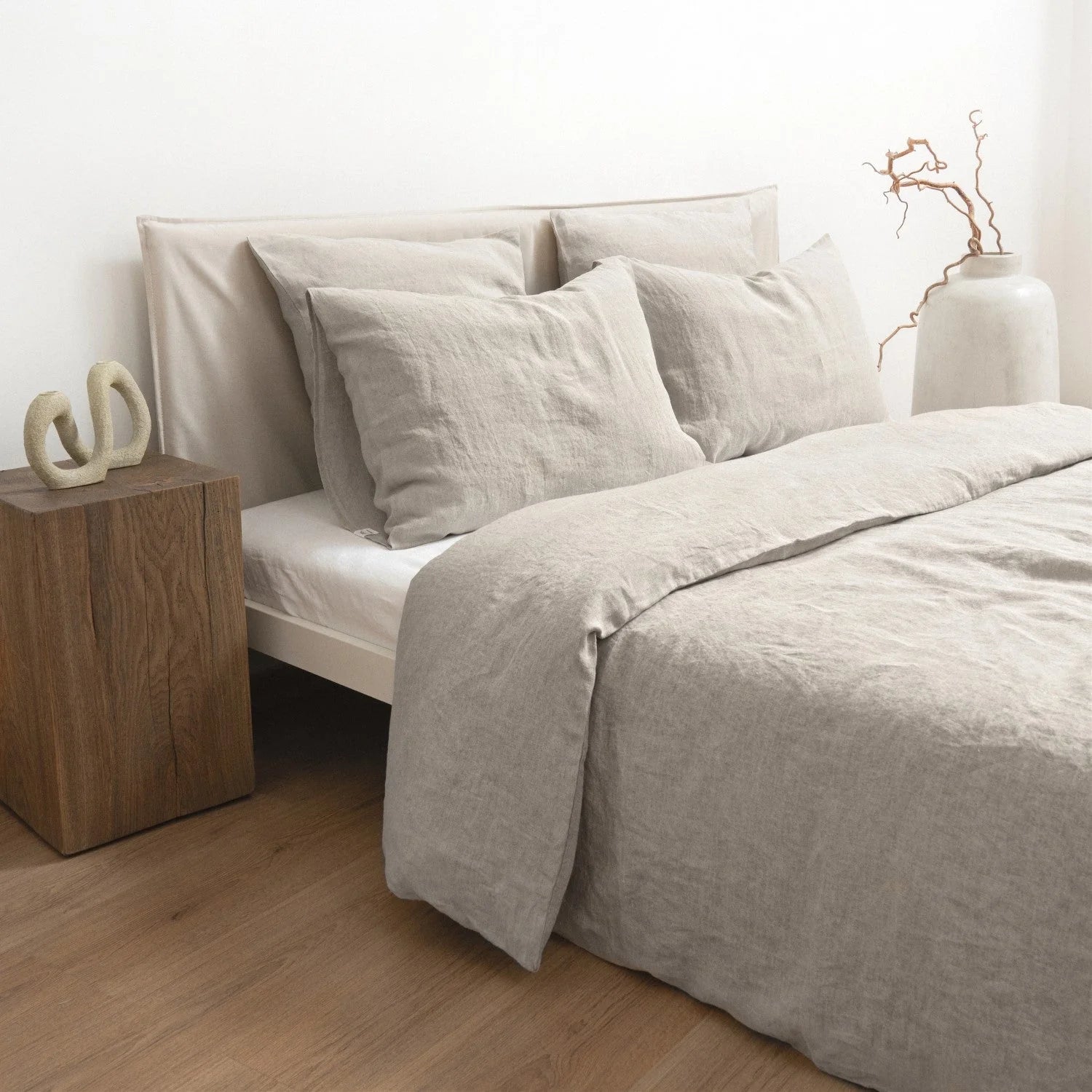 Natural Linen Duvet Cover Set