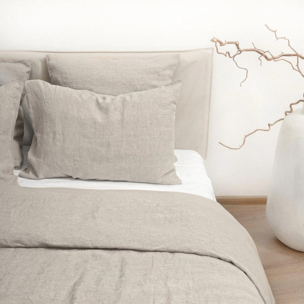 Natural Linen Duvet Cover Set