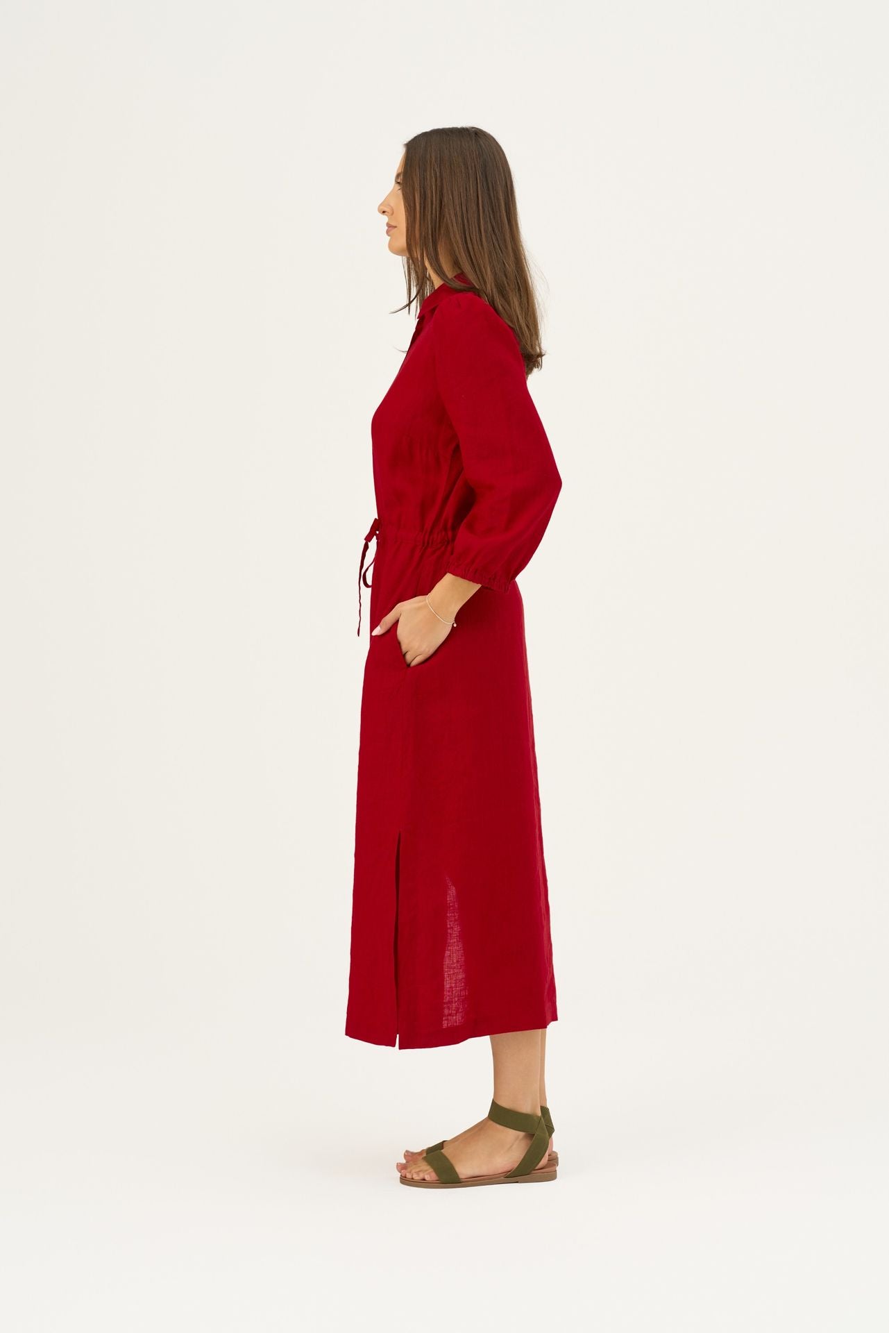 Lava Falls Linen Rhapsody Dress